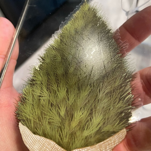 SET OF 2 KIRKLANDS GLASS TREE XMAS ORNAMENTS NWT - Picture 4 of 12